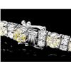 Image 2 : 18K WHITE GOLD 12.5CT DIAMOND BRACELET