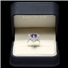 Image 3 : 14K WHITE GOLD 2.5CT TANZANITE 1.3CT DIAMOND RING