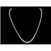 Image 2 : 18K WHITE GOLD 11.50CT DIAMOND NECKLACE