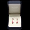 Image 5 : 14K YELLOW GOLD 5CT RUBY 1.60CT DIAMOND EARRINGS