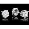 Image 2 : 14K WHITE GOLD 1.60CT DIAMOND EARRINGS