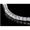 Image 2 : 18K WHITE GOLD 8.00CT DIAMOND BRACELET