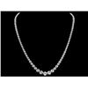 Image 2 : 18K WHITE GOLD 10.20CT DIAMOND NECKLACE