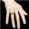 Image 4 : 14K YELLOW GOLD 2.50CT OPAL 1.60CT DIAMOND RING