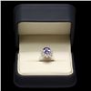 Image 4 : 14K WHITE GOLD 3.50CT TANZANITE 0.75CT DIAMOND RING