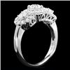 Image 2 : 14K WHITE GOLD 1.2CT DIAMOND RING