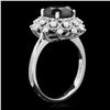 Image 2 : 14K WHITE GOLD 2.8CT DIAMOND RING