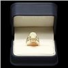 Image 3 : 14K YELLOW GOLD 5.00CT OPAL 1.35CT DIAMOND RING