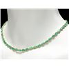 Image 3 : 14K YELLOW GOLD 18.00CT EMERALD 1.00CT DIAMOND NECKLACE