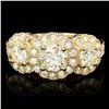 Image 1 : 14K YELLOW GOLD 2.3CT DIAMOND RING