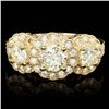 Image 1 : 14K YELLOW GOLD 2.3CT DIAMOND RING