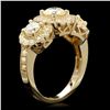 Image 2 : 14K YELLOW GOLD 2.3CT DIAMOND RING