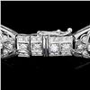 Image 2 : 14K WHITE GOLD 10.80CT RUBY 6.90CT DIAMOND BRACELET