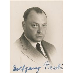 Wolfgang Pauli