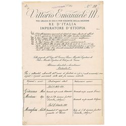 Benito Mussolini and Vittorio Emanuele III