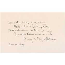 Henry Wadsworth Longfellow