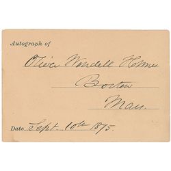 Oliver Wendell Holmes, Sr