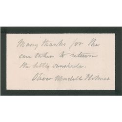 Oliver Wendell Holmes, Sr