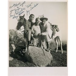 Clayton Moore and Jay Silverheels