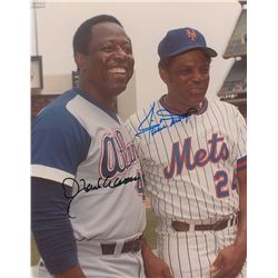 Hank Aaron and Willie Mays