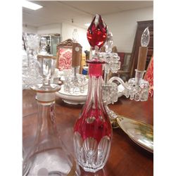 Plates, Pitcher, Decanters