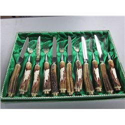 Staghorn Handled Silverware
