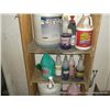 Image 1 : CONTENTS: WOOD SHELVING UNIT LOT 127