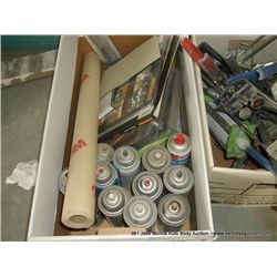 BOX: MISCELLANEOUS  PAINTING EQUIPMENT