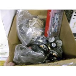 BOX: MISCELLANEOUS VACUUM GAUGES (print sequence:) 1300775