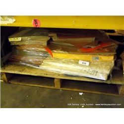 PALLET: MISCELLANEOUS COPPER COATED PAPER