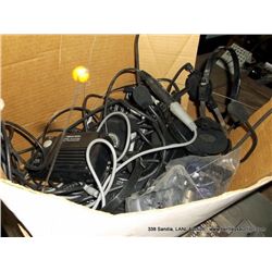 BOX: MISCELLANEOUS  HEAD SETS & TRANSCEIVERS