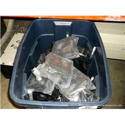 PLASTIC TUB: MISCELLANEOUS  OPTICAL STANDS