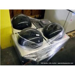 SECURITY CAMERA SYSTEM WITH PROTECTIVE DOMES 53490 (print sequence:) 53491