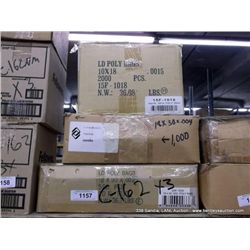 LOT: POLY BAGS (3X THE MONEY )