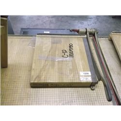 PAPER CUTTER (print sequence:) FY1100580