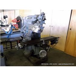 BRIDGEPORT SERIES I 2HP SERIAL # 11480-2 WITH TUYTE, US MOTOR , GE DRY TYPE TRANSFORMER MOTOR 440 VO