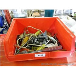 BIN: MISCELLANEOUS TOOLS & HARDWARE