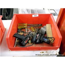 BIN: MISCELLANEOUS TOOLS & HARDWARE