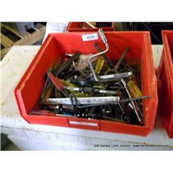 BIN: MISCELLANEOUS TOOLS & HARDWARE