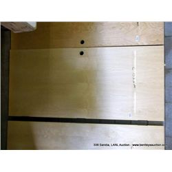 79.5" X 36" WOODEN DOOR