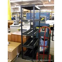 5 SHELF PLASTIC SHELVING UNIT