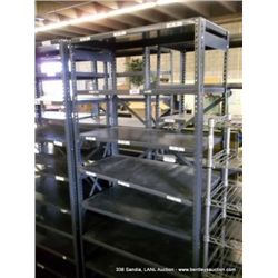 METAL SHELVING UNIT