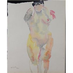 Betty Snyder Rees Original Painting Nude Woman
