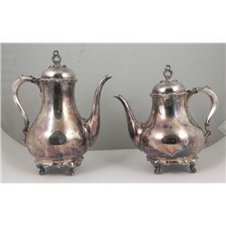 Reed & Barton Provincial Silverplate Tea & Coffee Pot