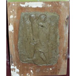 Betty Snyder Rees Original Bas-Relief Art Couple Dance