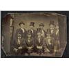 Image 1 : Antique Tintype Photograph Men in Top Hats 1/6 Plt