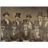 Image 2 : Antique Tintype Photograph Men in Top Hats 1/6 Plt