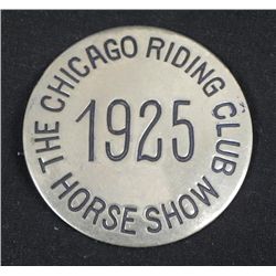 Chicago Riding Club Horse Show Vintage Pin 1925