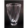 Image 1 : Orrefors Signed Crystal Glass Vase 8 Inches -Sweden