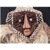 Image 3 : Large African Head Sculpture of Mask w/Fur Shells Beads